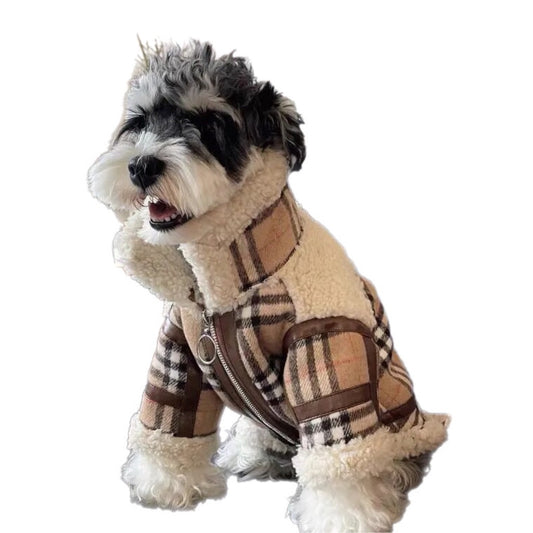 Faux Designer Dog Jacket