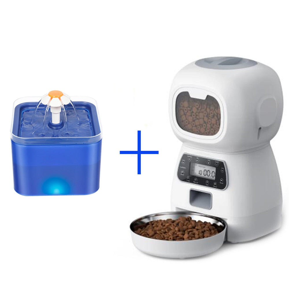 Automatic Pet Dry Food/Water Dispenser