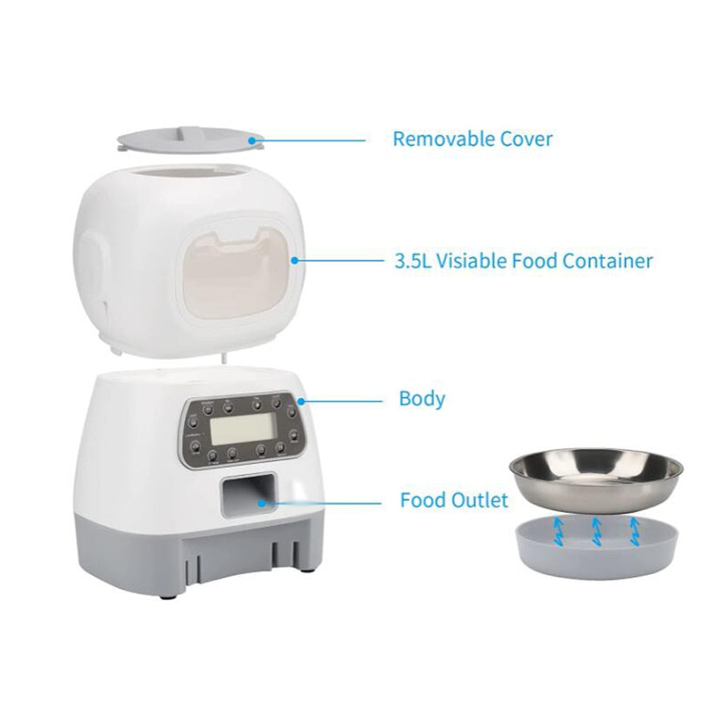 Automatic Pet Dry Food/Water Dispenser