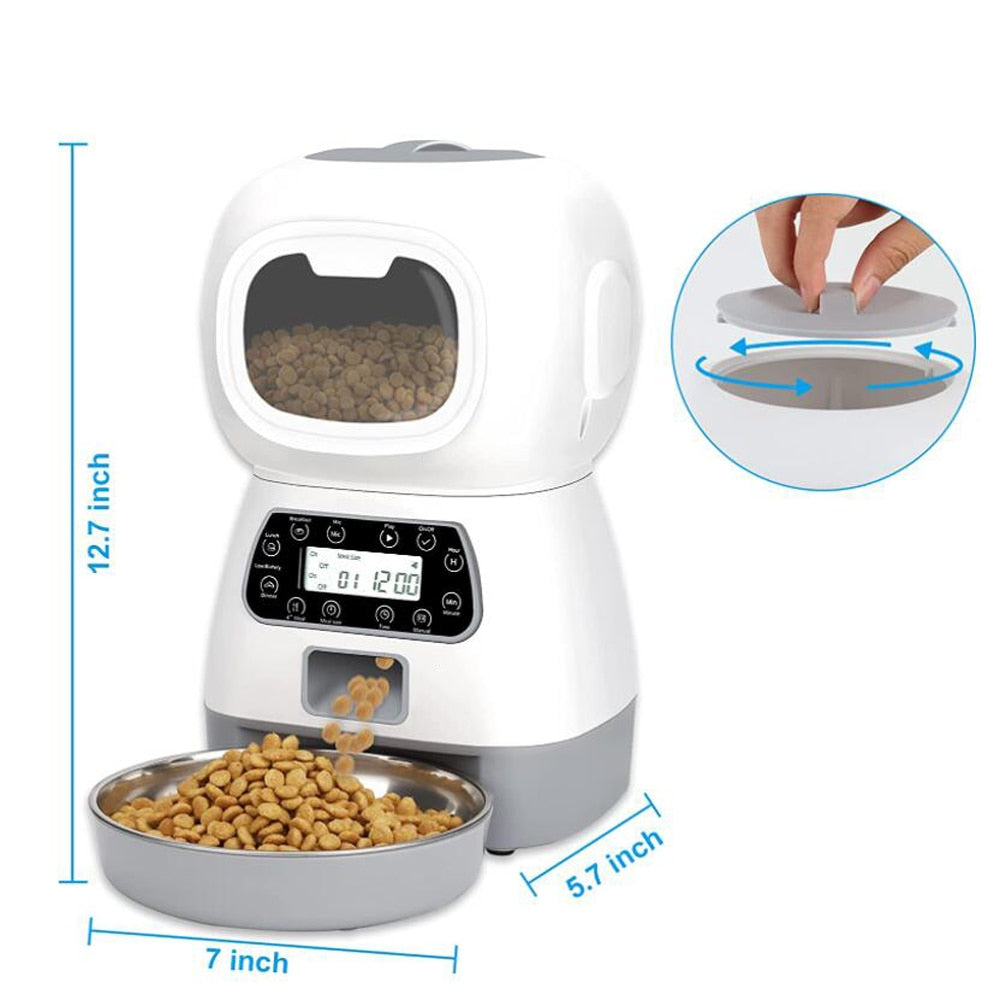 Automatic Pet Dry Food/Water Dispenser