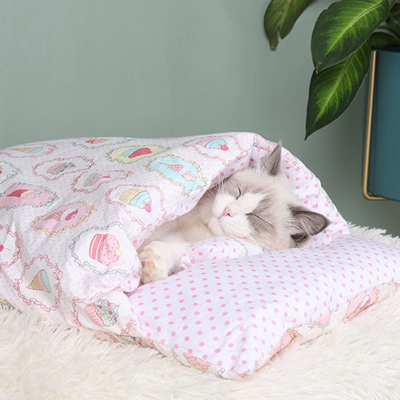 Japanese Cat Bed Warm