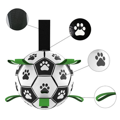 Interactive Dog Toys Pet Football Toys with Grappling Hook