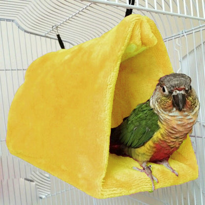 Fuzzy Bird Hanging Hammock