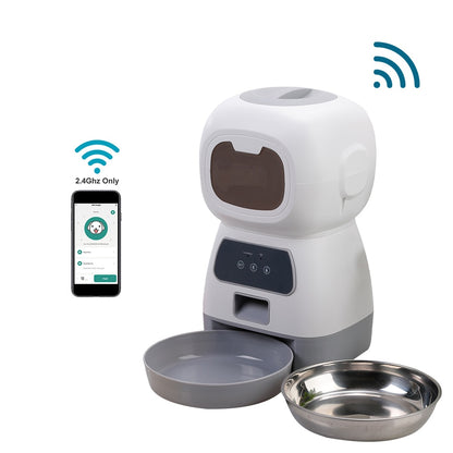 Smart APP Pet Feeder Cat And Dog Food Automatic Dispenser