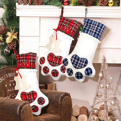 Pup Paw Christmas Stocking