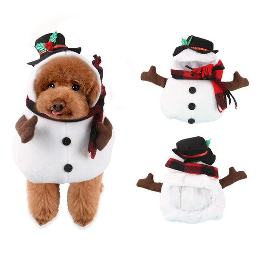 Pet Christmas Snowman