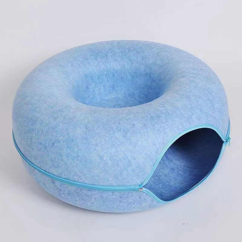 Felt Pet Cat House Cat Tunnel Bed