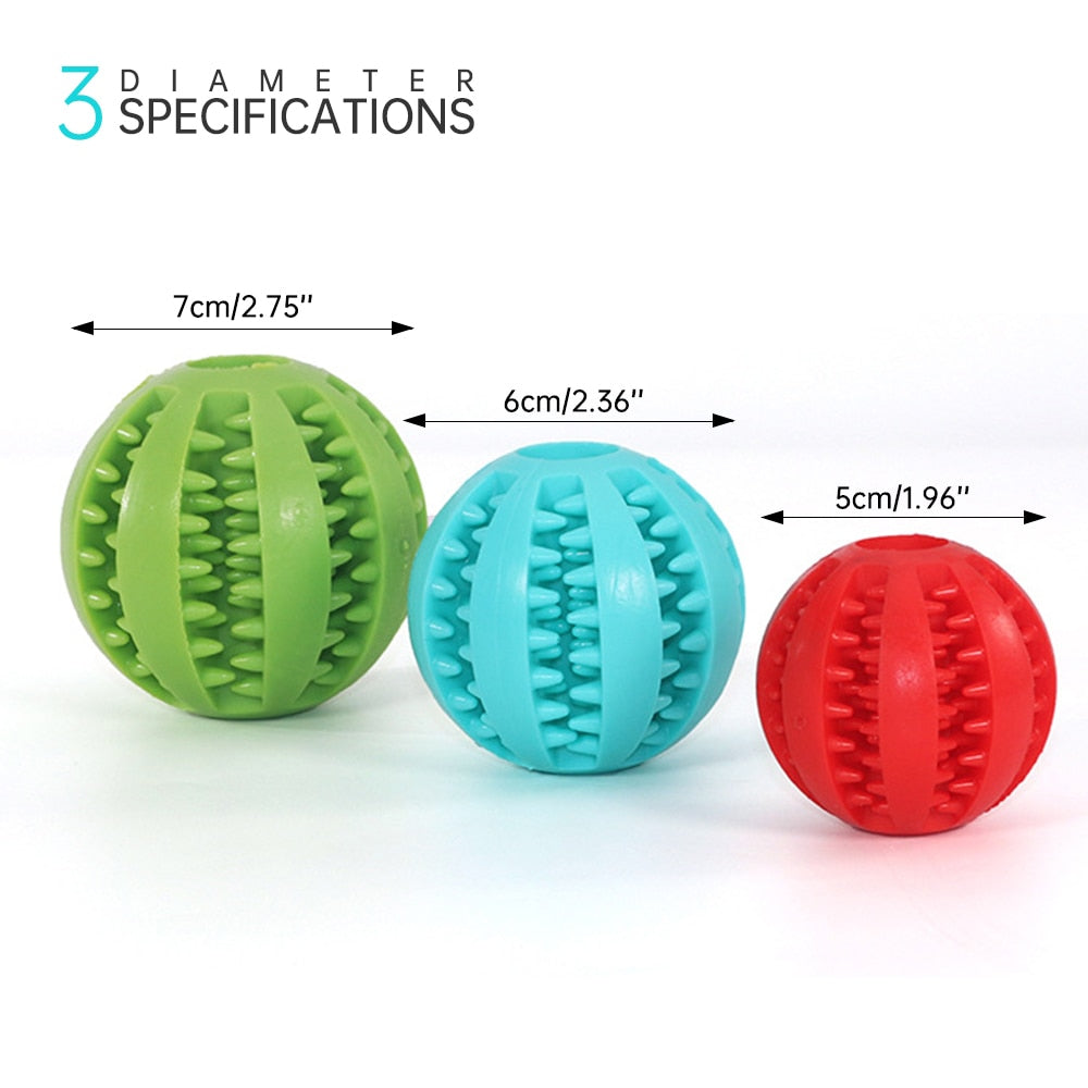 Dog Toys Treat Balls Interactive Hemp Rope Rubber Leaking Balls