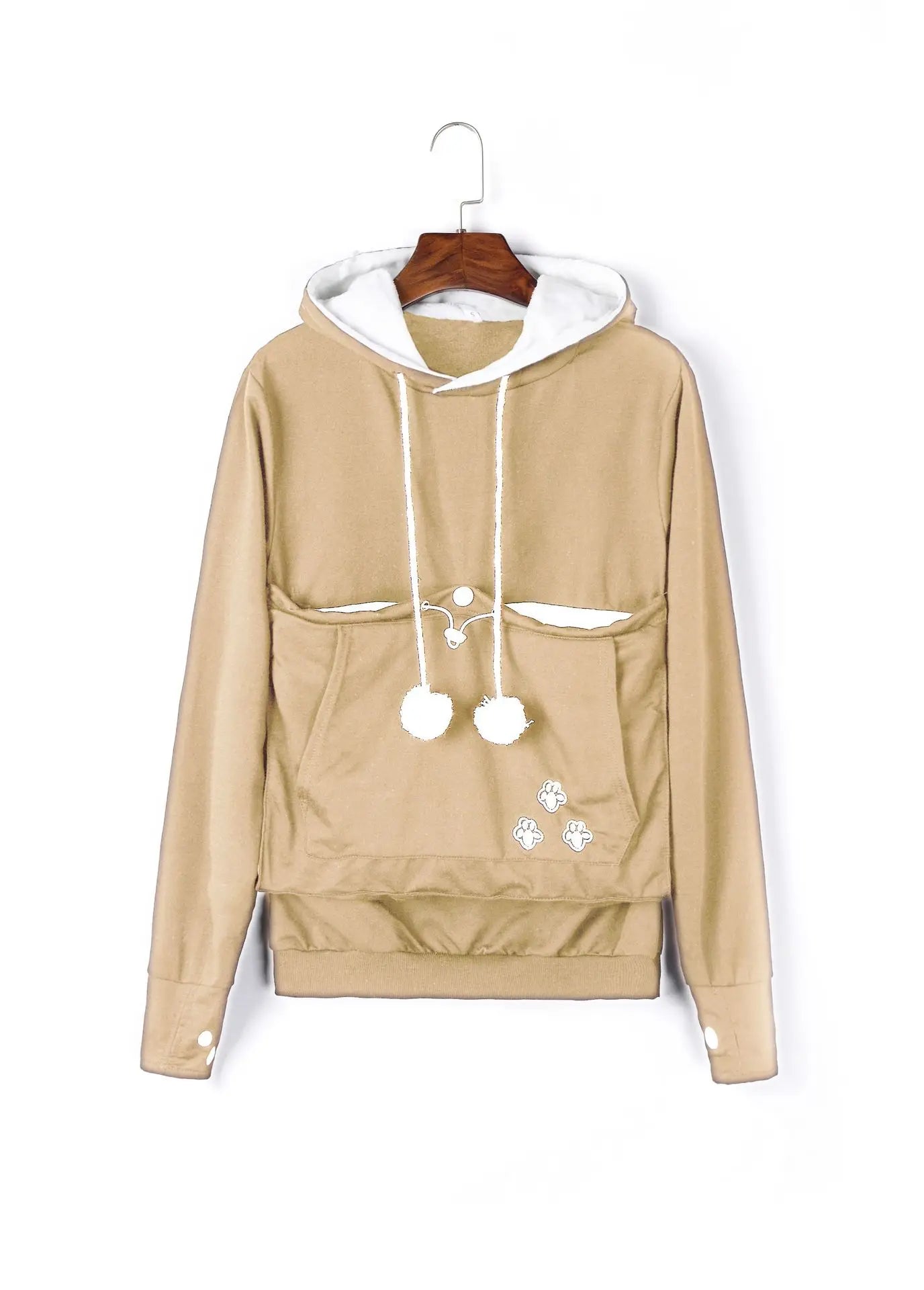 Sweatshirt Hoodie with Kangaroo Pouch