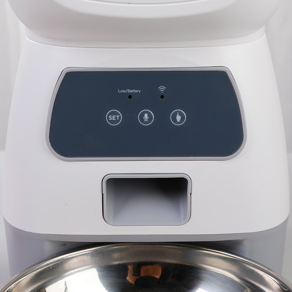 3.5L Automatic Pet Feeder WiFi APP Smart Timed Dosing Feeder