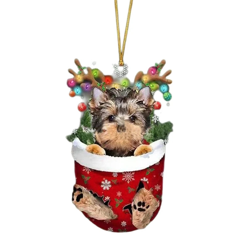 Frenchie Christmas Ornament