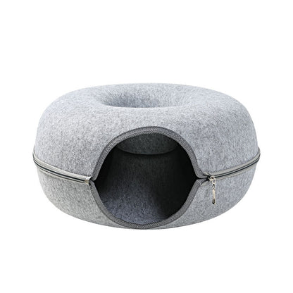 Felt Pet Cat House Cat Tunnel Bed