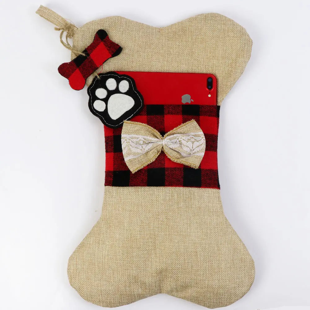 Pup Paw Christmas Stocking