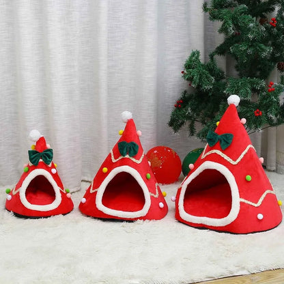 Christmas Cat House