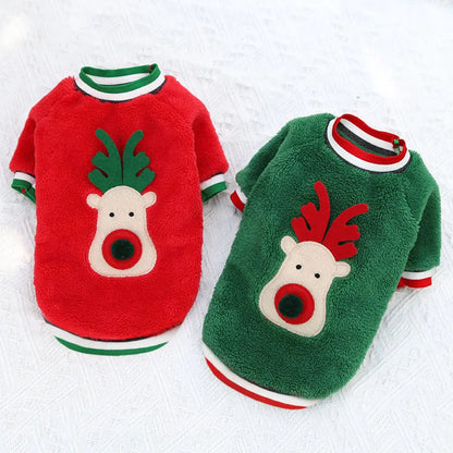 Dog Christmas Clothes Pets Clothing Santa Costume New Year