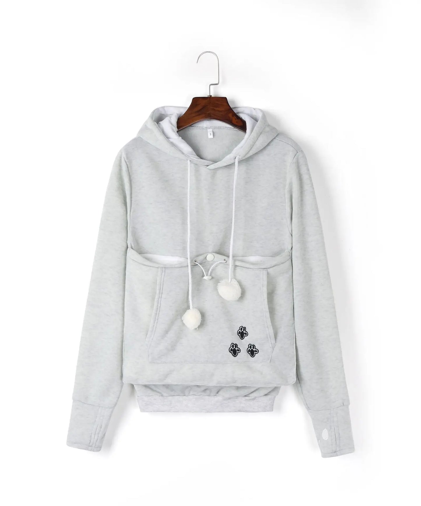 Sweatshirt Hoodie with Kangaroo Pouch