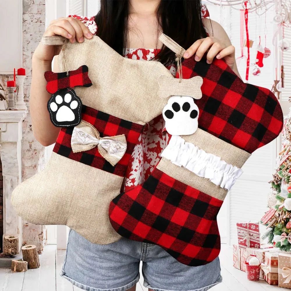 Pup Paw Christmas Stocking