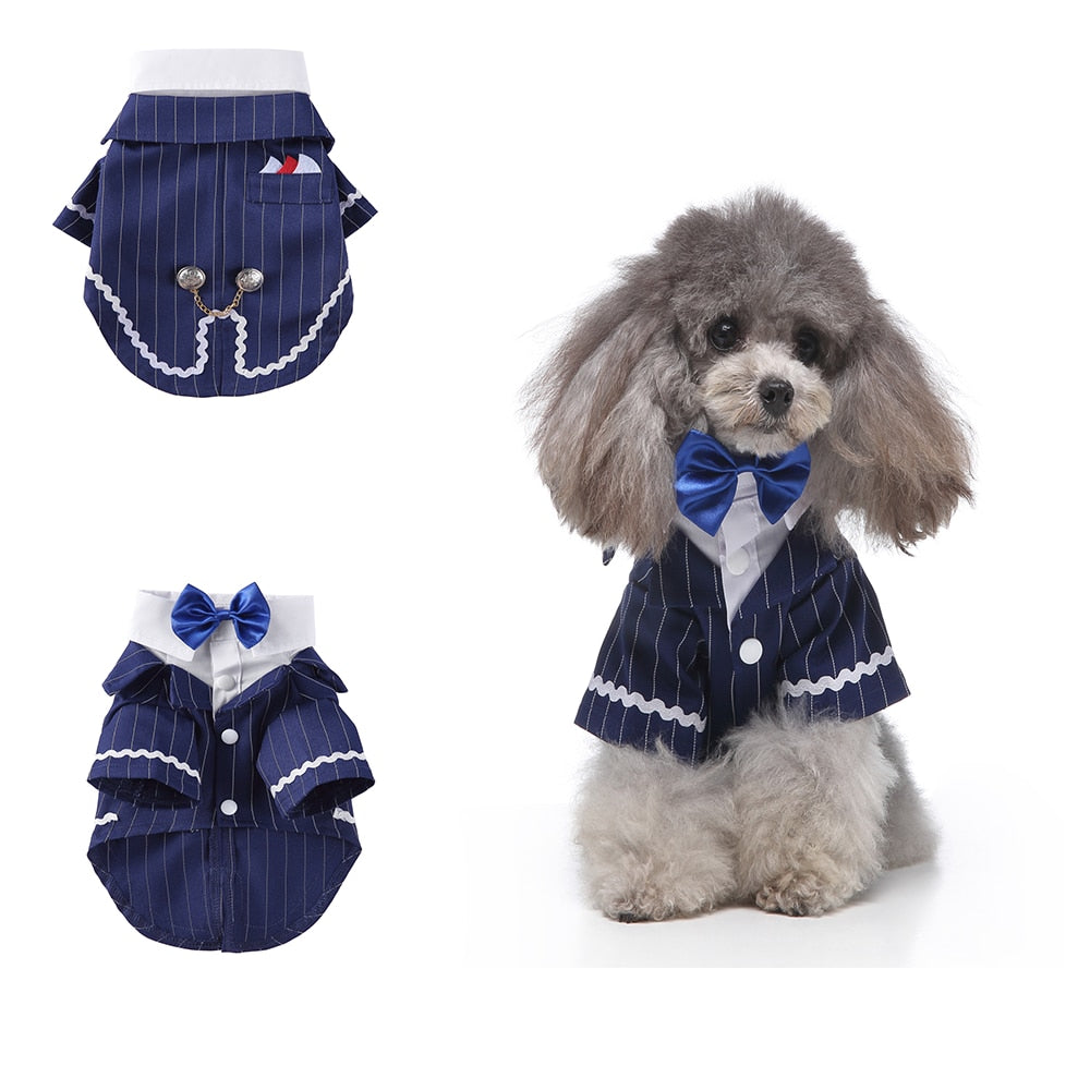 Gentleman Dog Clothes Dog Wedding Outfit