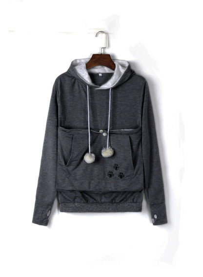 Sweatshirt Hoodie with Kangaroo Pouch