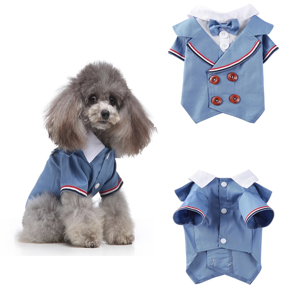 Gentleman Dog Clothes Dog Wedding Outfit