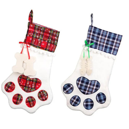 Pup Paw Christmas Stocking