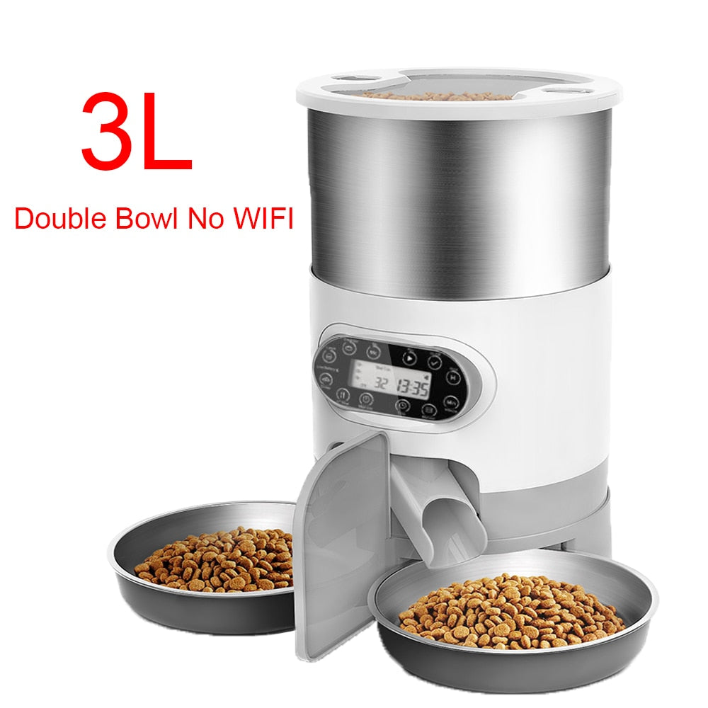 Smart APP Pet Feeder Cat And Dog Food Automatic Dispenser