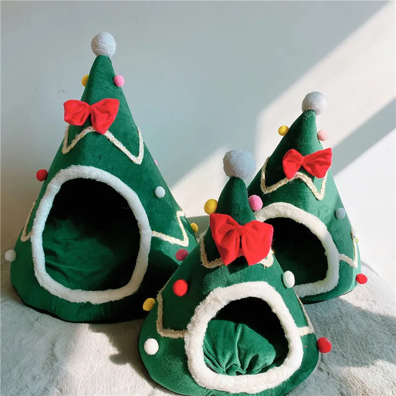 Christmas Cat House