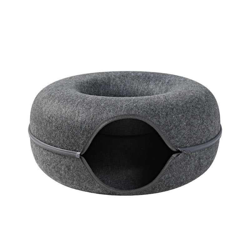 Felt Pet Cat House Cat Tunnel Bed