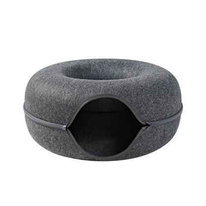 Felt Pet Cat House Cat Tunnel Bed