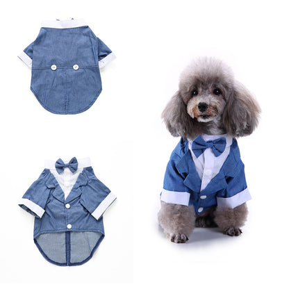 Gentleman Dog Clothes Dog Wedding Outfit