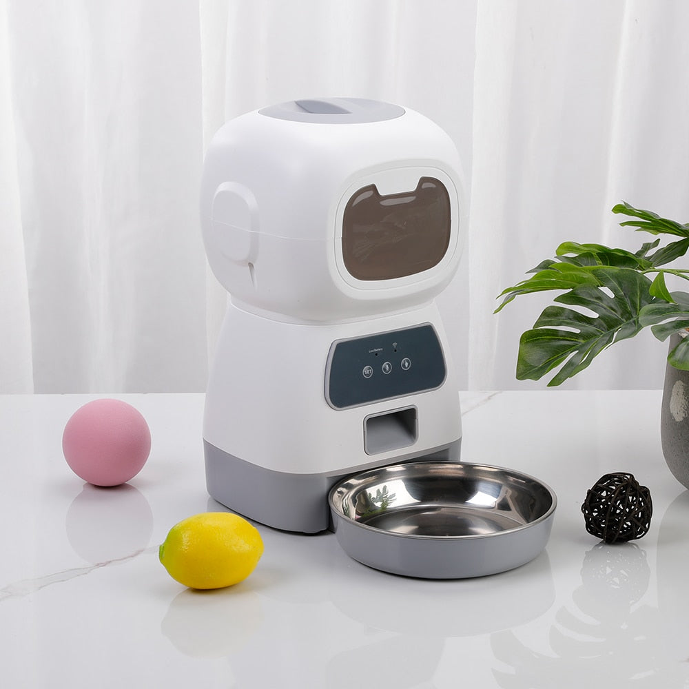 3.5L Automatic Pet Feeder WiFi APP Smart Timed Dosing Feeder