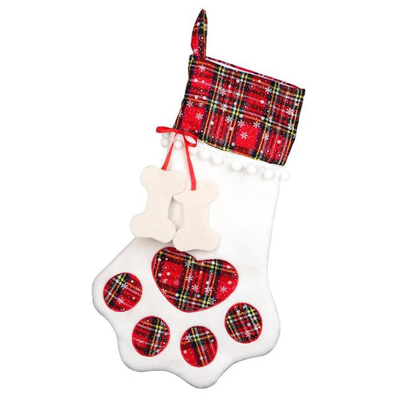 Pup Paw Christmas Stocking