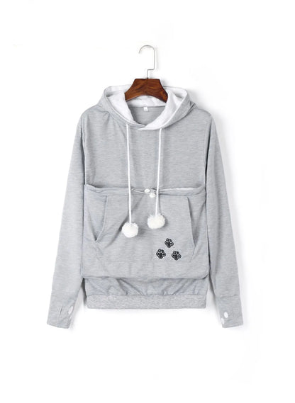 Sweatshirt Hoodie with Kangaroo Pouch