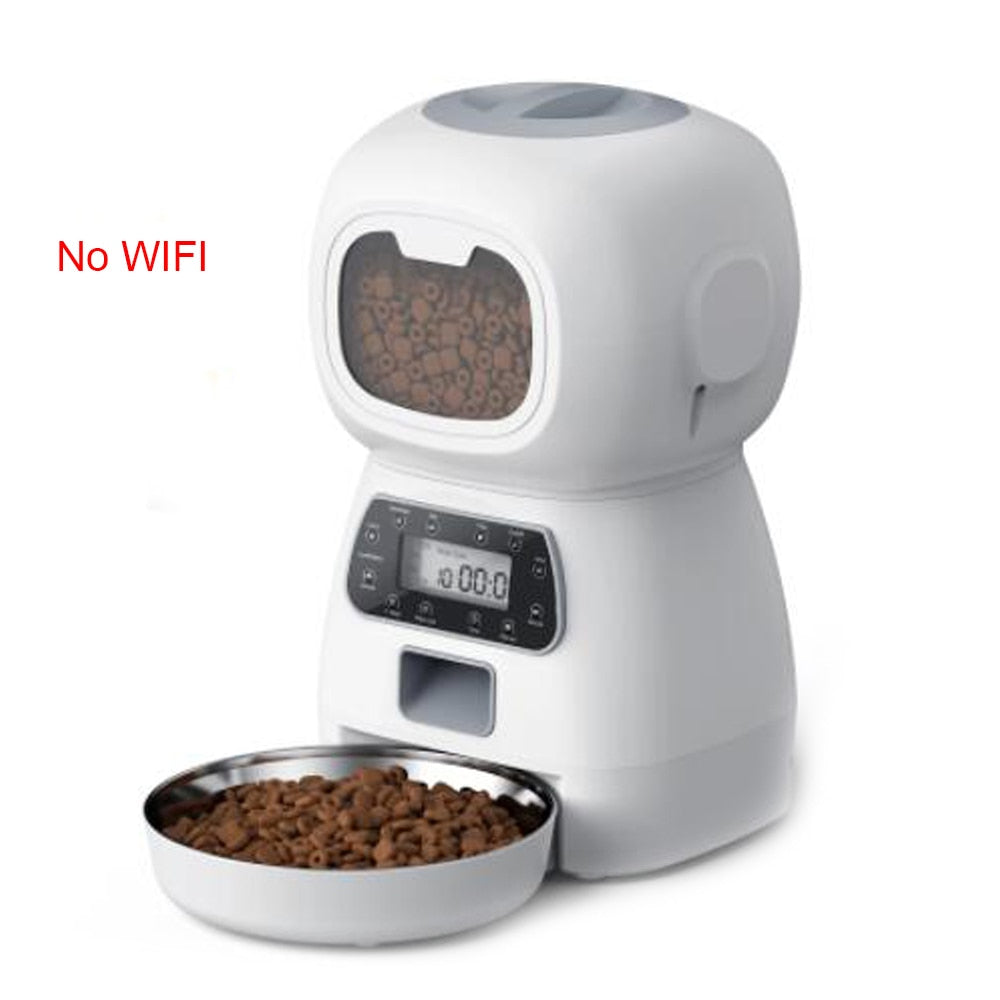 Smart APP Pet Feeder Cat And Dog Food Automatic Dispenser