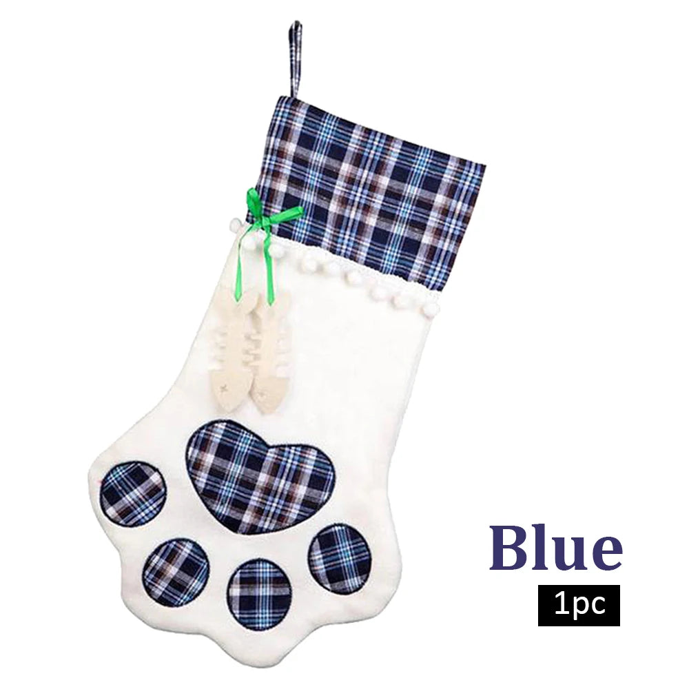 Pup Paw Christmas Stocking