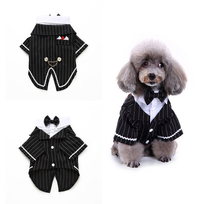 Gentleman Dog Clothes Dog Wedding Outfit