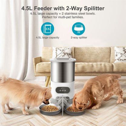 Smart APP Pet Feeder Cat And Dog Food Automatic Dispenser