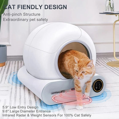 Automatic Smart Cat Litter Box Self Cleaning