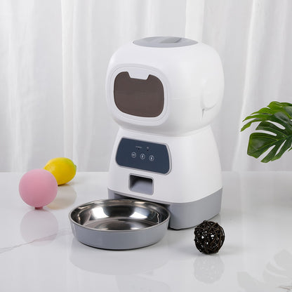 3.5L Automatic Pet Feeder WiFi APP Smart Timed Dosing Feeder