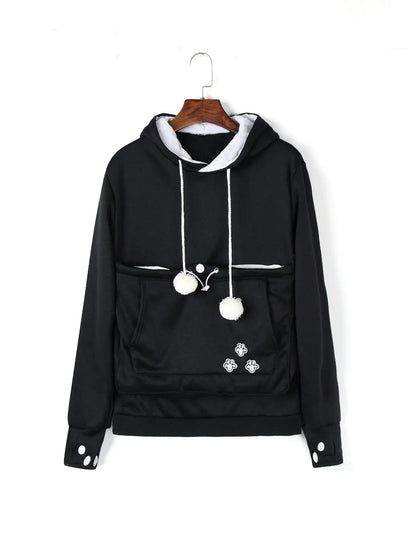 Sweatshirt Hoodie with Kangaroo Pouch