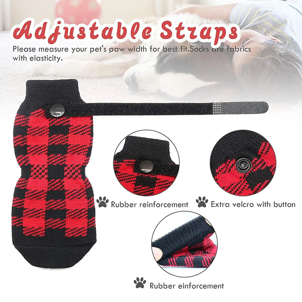 Plaid Anti-Slip Socks