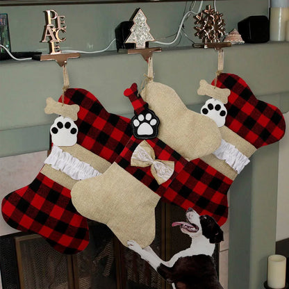 Pup Paw Christmas Stocking