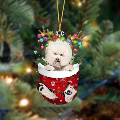 Frenchie Christmas Ornament