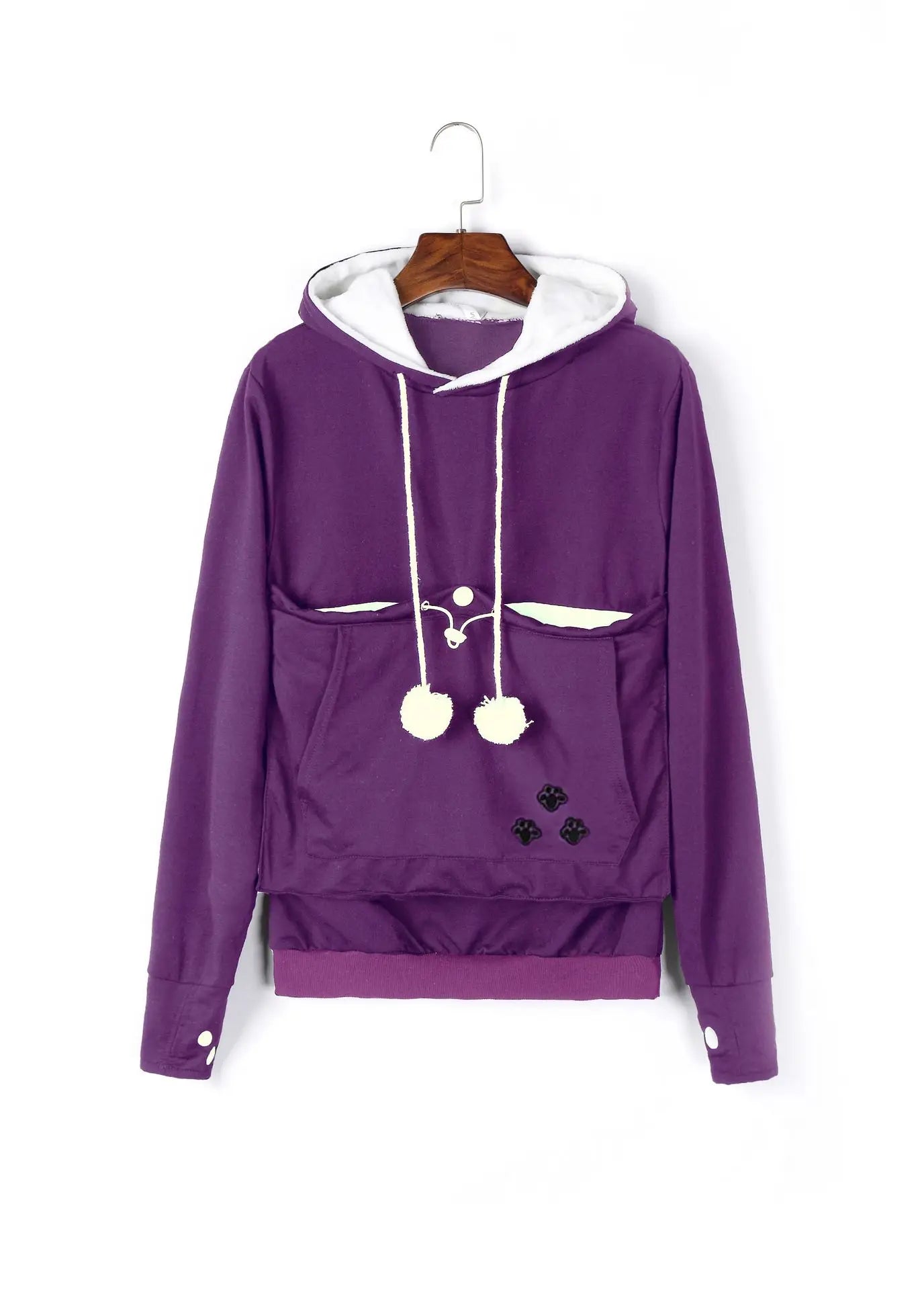 Sweatshirt Hoodie with Kangaroo Pouch