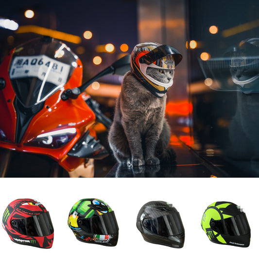 Small Pet Motorcycle Helmet