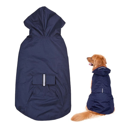 Reflective Dog Raincoat: Stay Dry in Style!