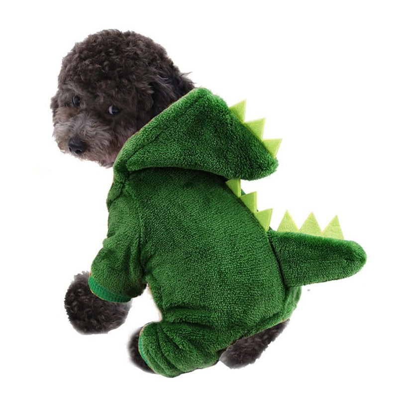 Dino-inspired Pet Hoodie for Cats and Small Dogs